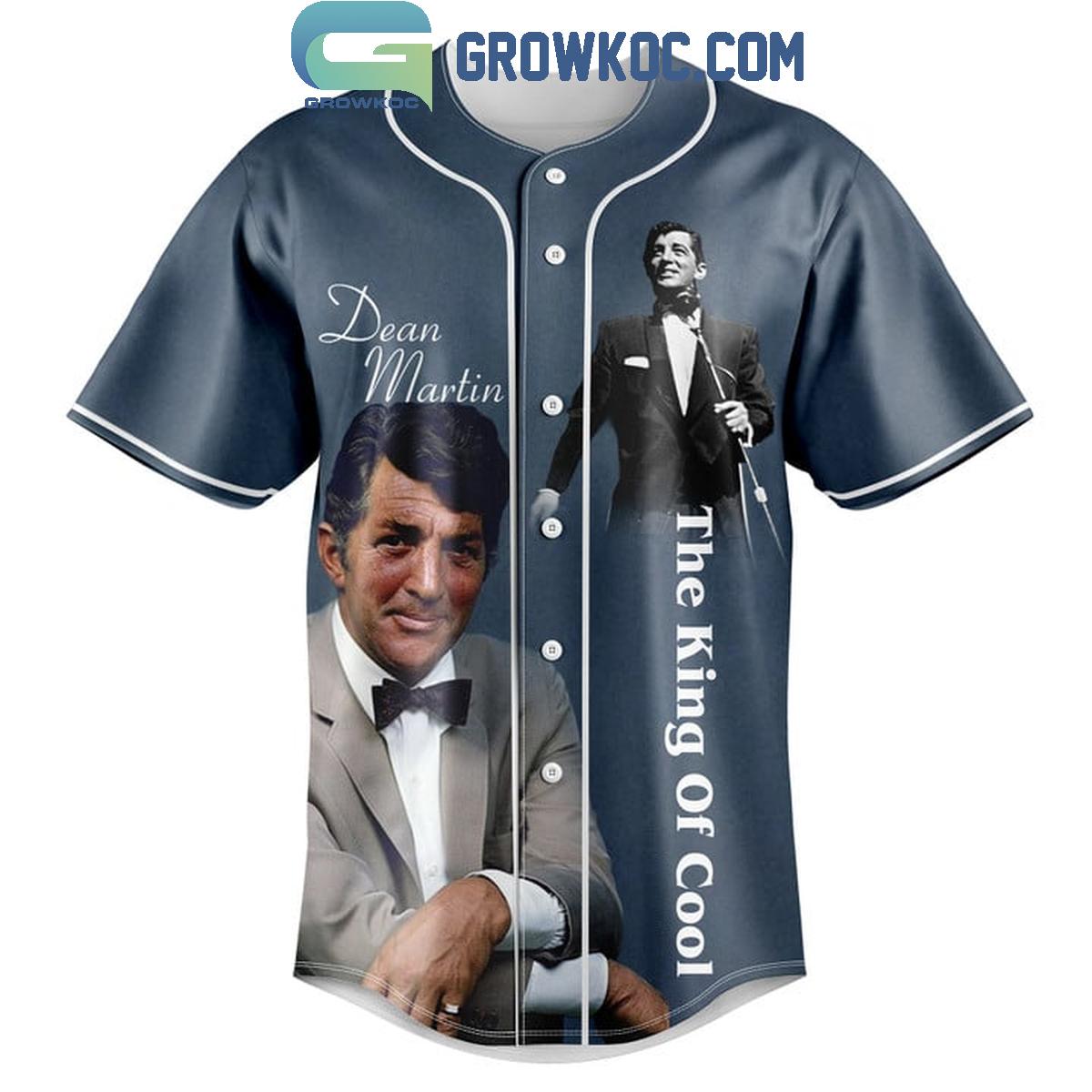 Dean Martin The One And Only The King Of Cool Baseball Jersey baseball jersey product view 2