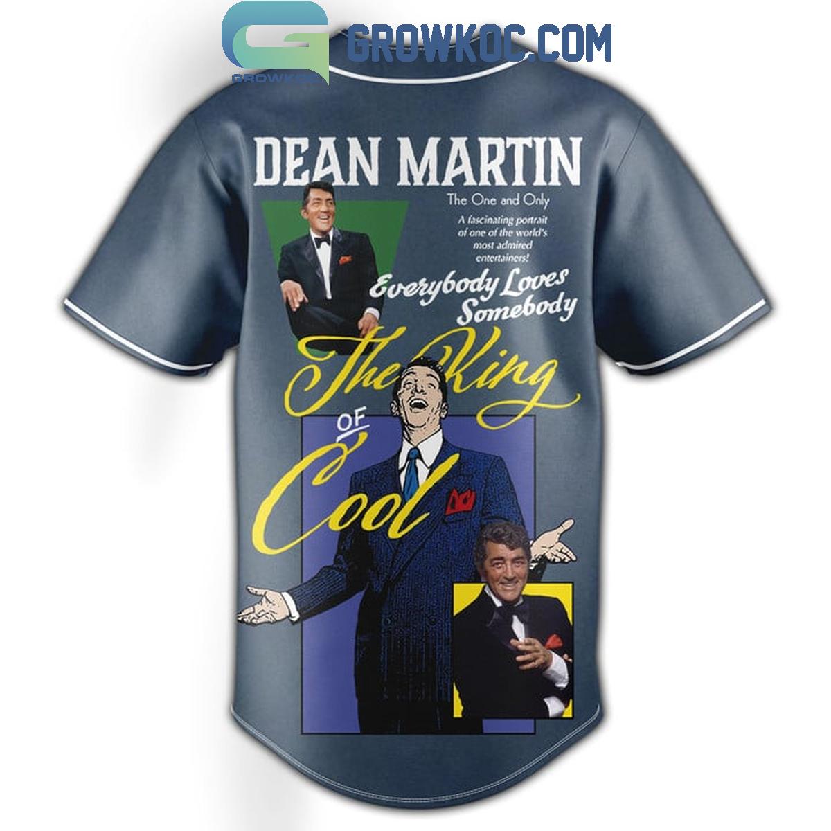 Dean Martin The One And Only The King Of Cool Baseball Jersey baseball jersey product view 3