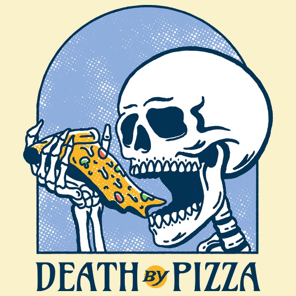 Death By Pizza Unisex T-shirt, Sweatshirt, Hoodie, Long Sleeve Tee - T-Shirt, Sweatshirt, Hoodie