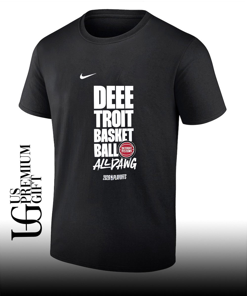 Deeetroit Basketball All Dawg 2025-26 Playoffs Detroit Pistons NBA Mantra Shirt Unisex T-shirt, Sweatshirt, Hoodie, Long Sleeve Tee - T-Shirt, Sweatshirt, Hoodie
