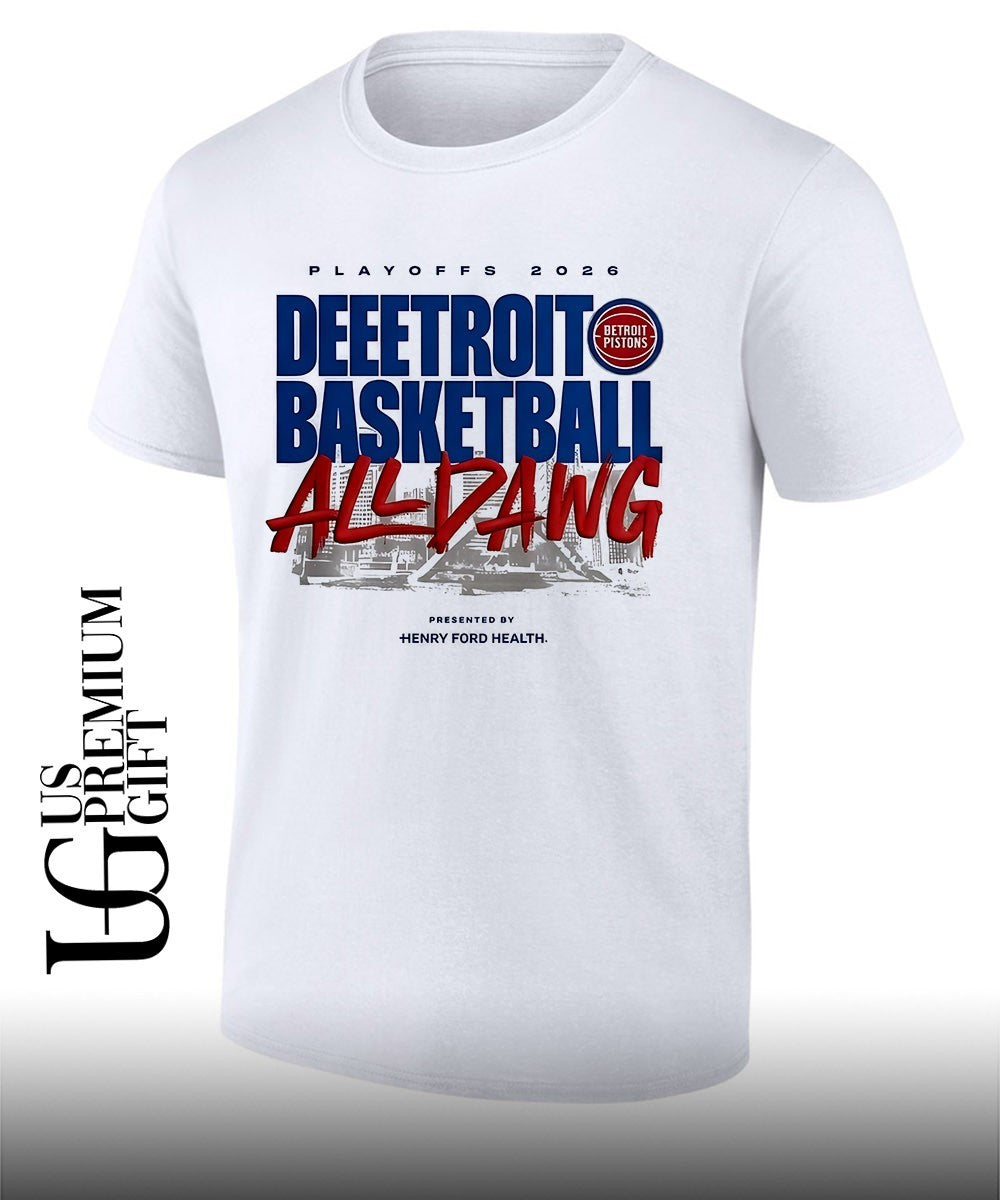 Deeetroit Basketball All Dawg Detroit Pistons Playoffs 2026 shirt Unisex T-shirt, Sweatshirt, Hoodie, Long Sleeve Tee - T-Shirt, Sweatshirt, Hoodie