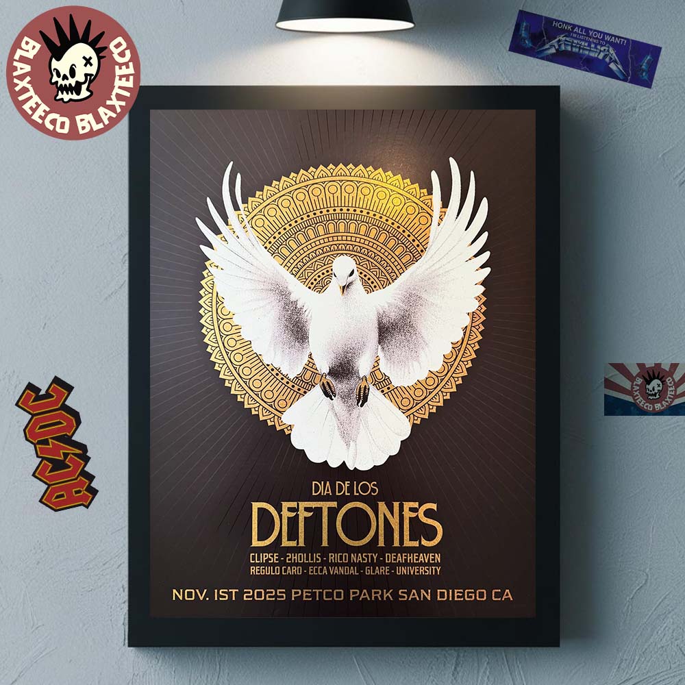Deftones Dia De Los 2025 In San Diego California At Petco Park On November 1 2025 Home Decor Poster Canvas - T-Shirt, Sweatshirt, Hoodie