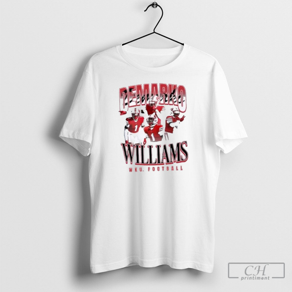 Demarko Williams Western Kentucky Hilltoppers Wku Football Shirt Tee Unisex T-shirt, Sweatshirt, Hoodie, Long Sleeve Tee - T-Shirt, Sweatshirt, Hoodie