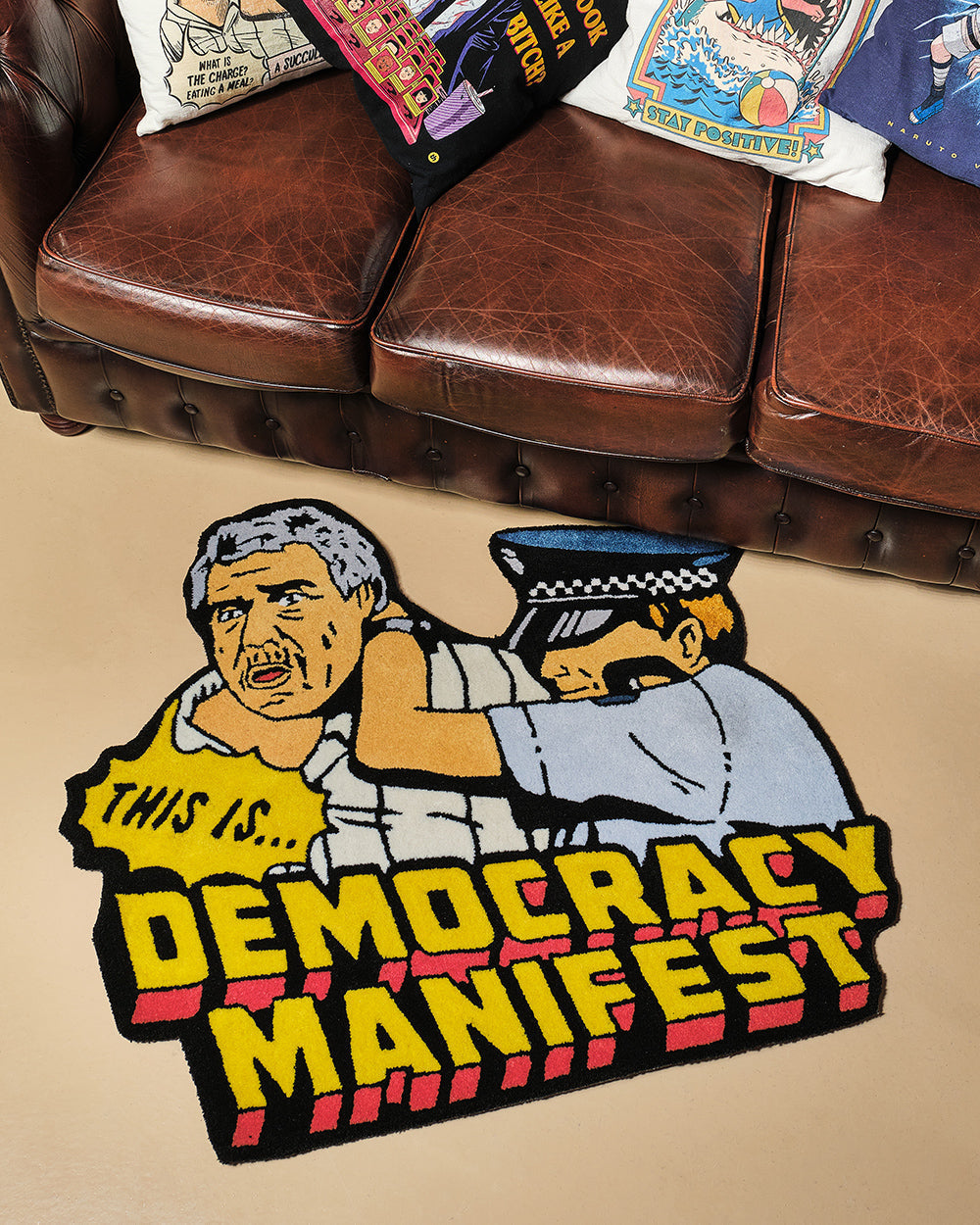 This is Democracy Manifest Rug Unisex T-shirt, Sweatshirt, Hoodie, Long Sleeve Tee - T-Shirt, Sweatshirt, Hoodie