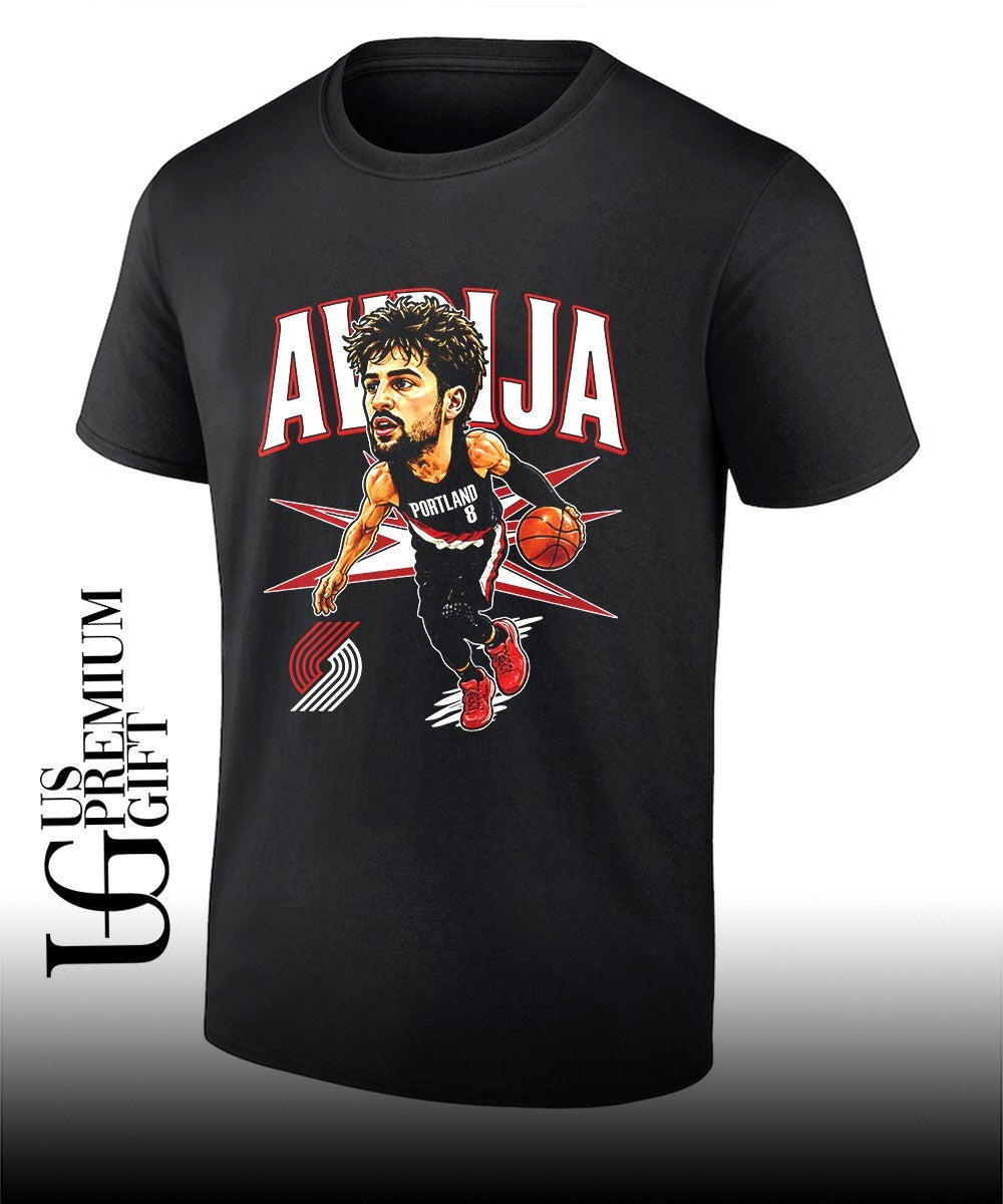 Deni Avdija player Portland Trail Blazers NBA 2026 big head shirt Unisex T-shirt, Sweatshirt, Hoodie, Long Sleeve Tee - T-Shirt, Sweatshirt, Hoodie