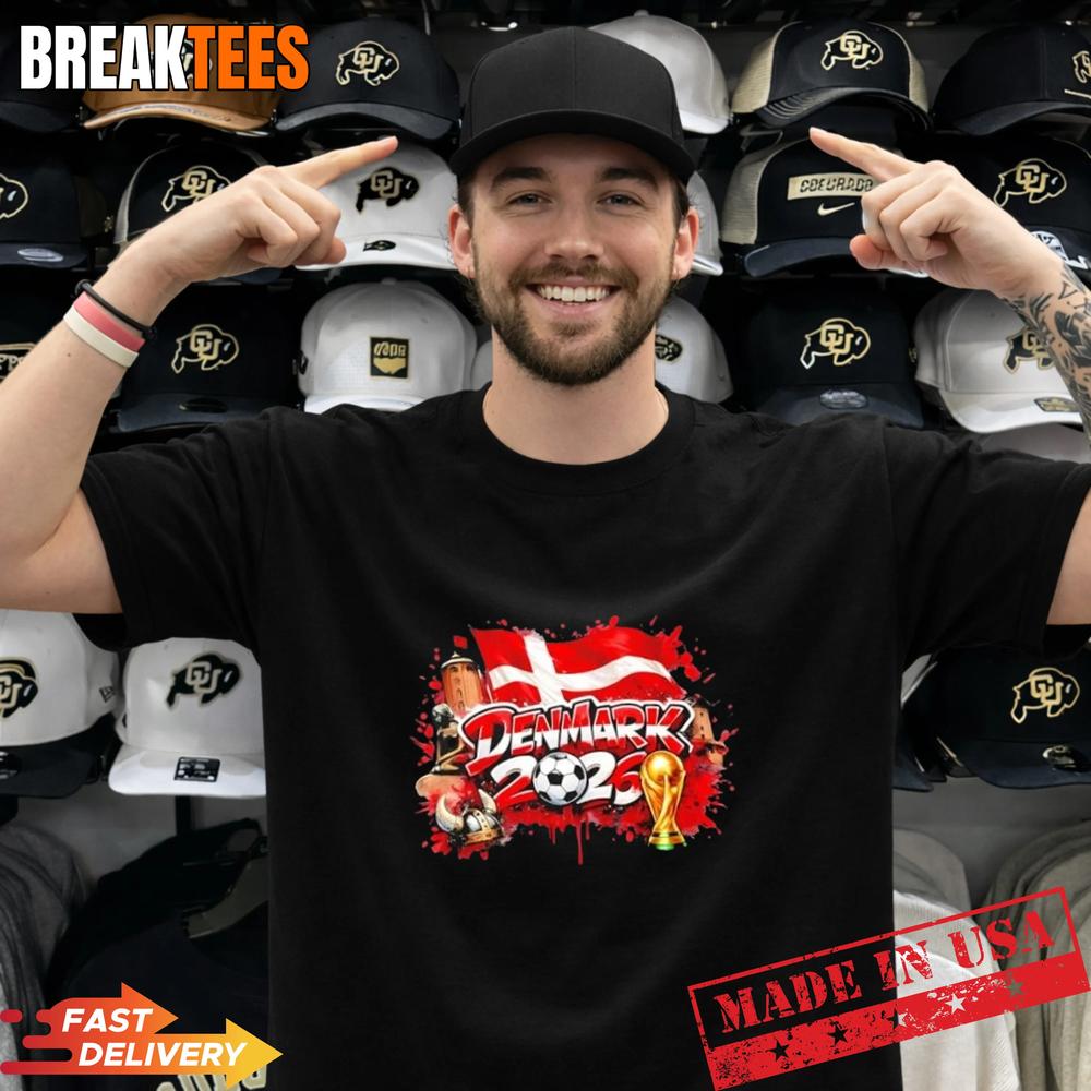 Denmark North America Soccer Tournament 2026 T-Shirt Unisex T-shirt, Sweatshirt, Hoodie, Long Sleeve Tee - T-Shirt, Sweatshirt, Hoodie