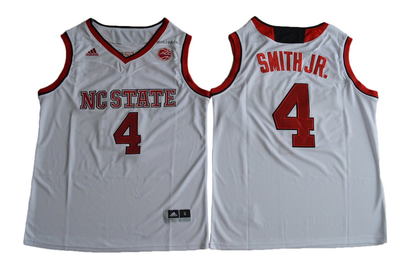 Dennis Smith Jr. 4 White College Football Jersey football jersey product view 1