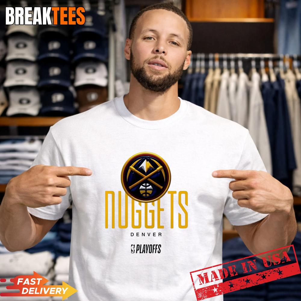 Denver Nuggets NBA Playoff 2026 logo T-Shirt Unisex T-shirt, Sweatshirt, Hoodie, Long Sleeve Tee - T-Shirt, Sweatshirt, Hoodie