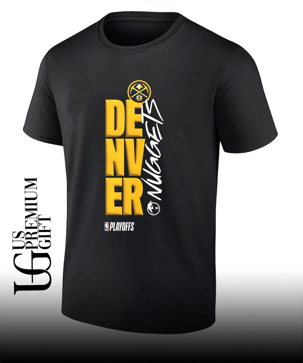 Denver Nuggets basketball 2026 NBA Playoff logo shirt Unisex T-shirt, Sweatshirt, Hoodie, Long Sleeve Tee - T-Shirt, Sweatshirt, Hoodie