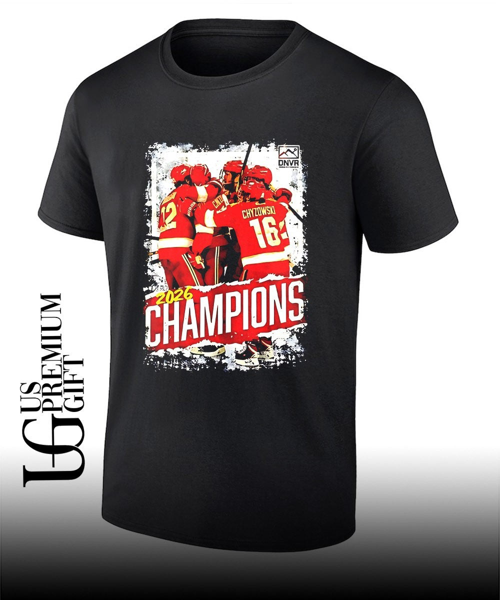 Denver Pioneers Mens Ice Hockey 11X National Champions graphic poster shirt Unisex T-shirt, Sweatshirt, Hoodie, Long Sleeve Tee - T-Shirt, Sweatshirt, Hoodie