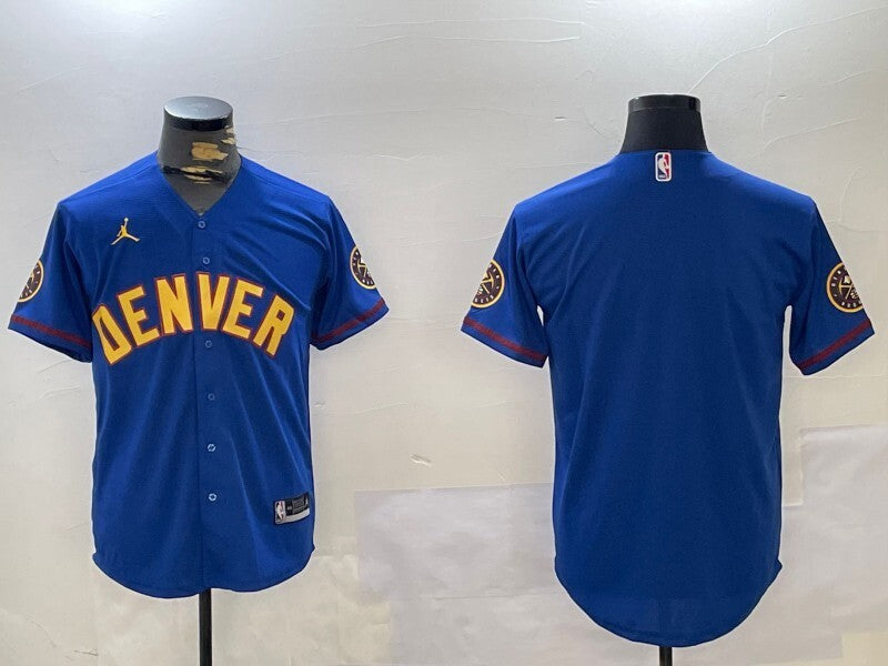 Denver Nuggets Nuggets nba Collaboration Style 2 Basketball Jersey basketball jersey product view 1