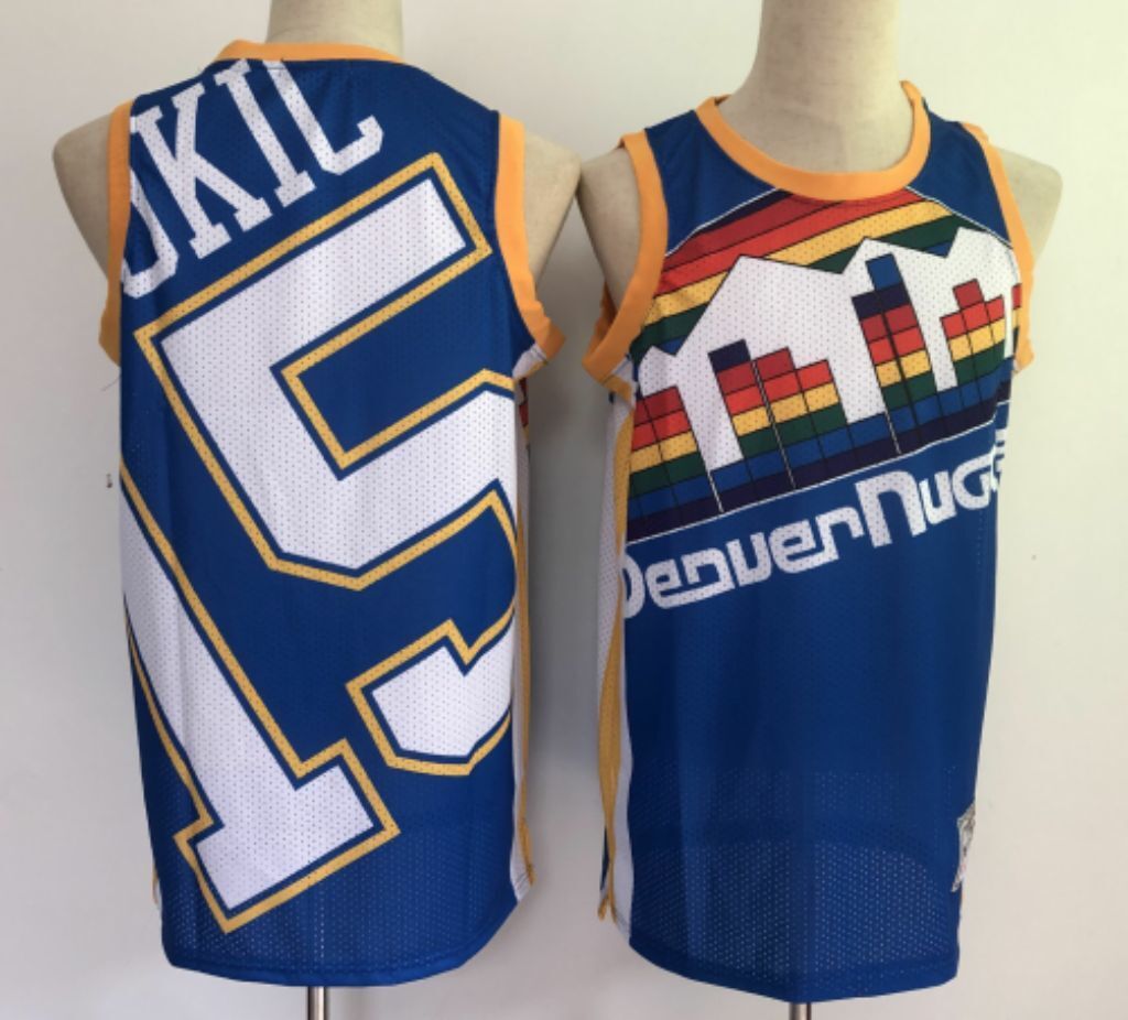 Denver Nuggets #15 Nikola Jokic Basketball Jersey basketball jersey product view 1