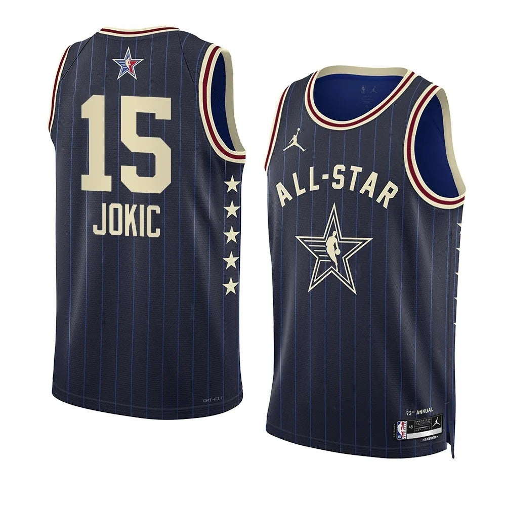 Denver Nuggets #15 Nikola Jokic 2024 NBA All-Star Swingman Jersey Style 2 Basketball Jersey basketball jersey product view 1