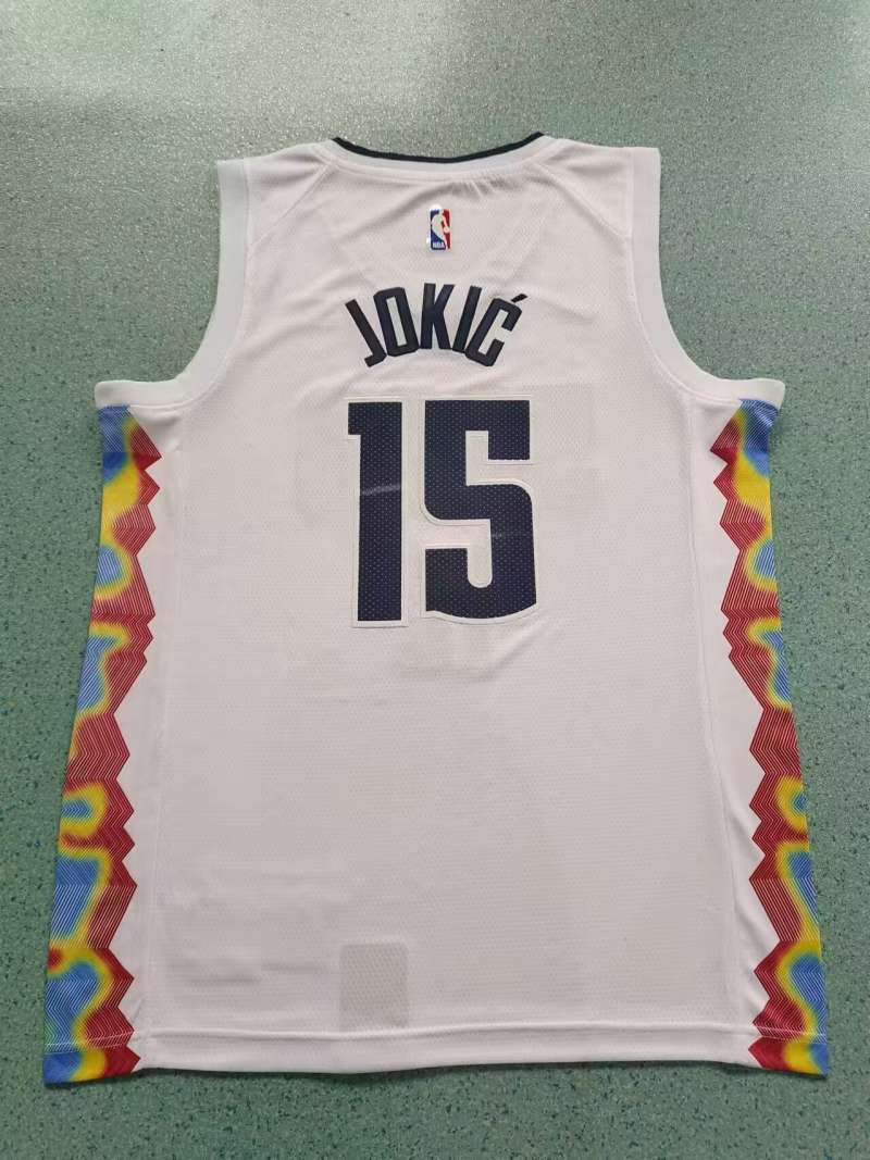 Denver Nuggets #15 Nikola Jokic New Season Nuggets 15 City Edition Style 1 Basketball Jersey basketball jersey product view 1
