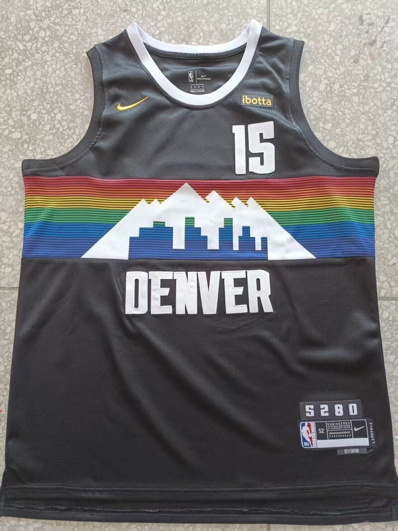 Denver Nuggets #15 Nikola Jokic Nuggets 15 City Edition Style 2 Basketball Jersey basketball jersey product view 1