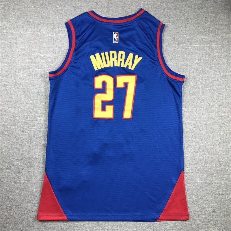 Denver Nuggets #27 Jamal Murray 23 Nuggets 27 Blue Statement Edition Style 1 Basketball Jersey basketball jersey product view 1