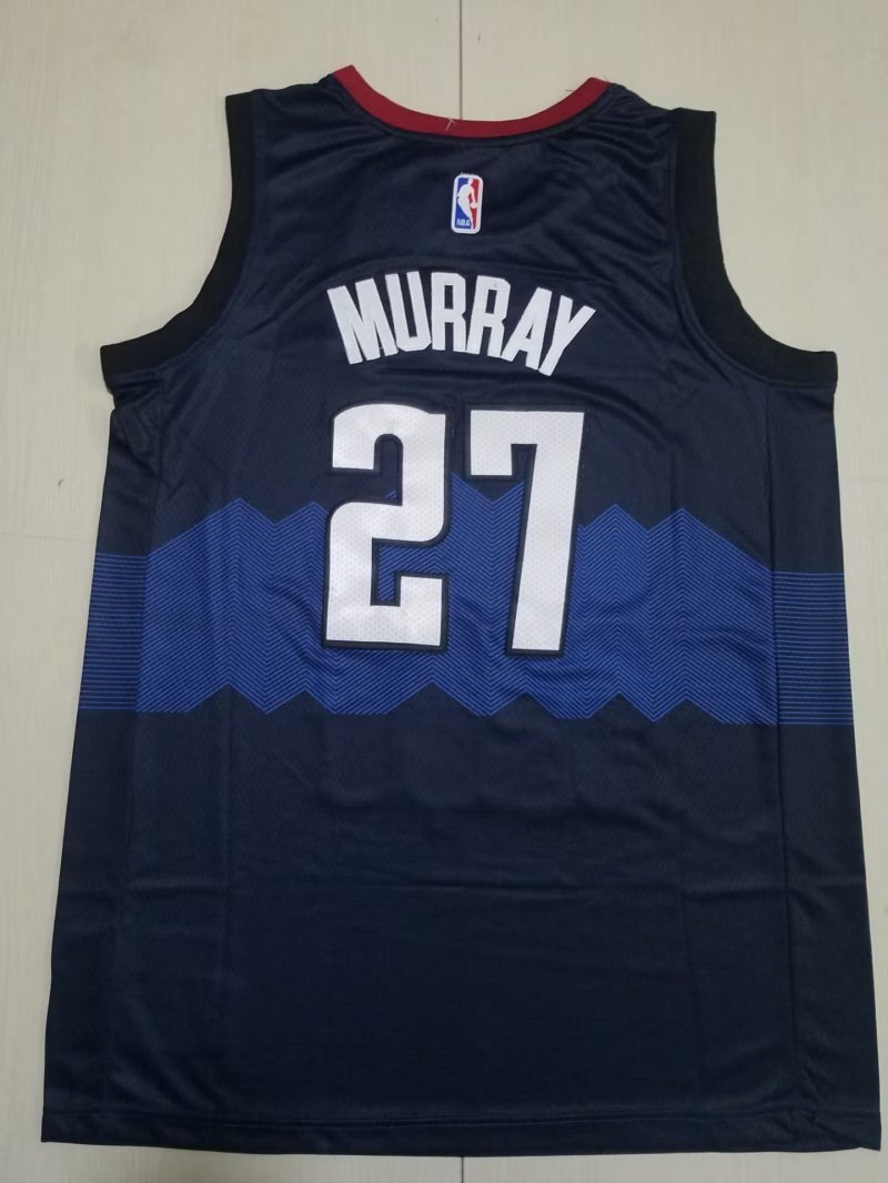 Denver Nuggets #27 Jamal Murray Nuggets 27 Black City s-xxl Style 1 Basketball Jersey basketball jersey product view 1