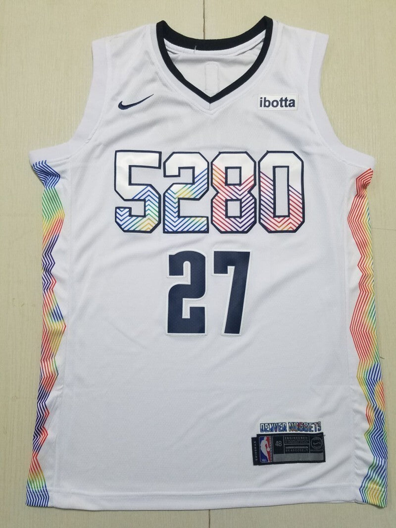 Denver Nuggets #27 Jamal Murray Nuggets 27 White City s-xxl Style 2 Basketball Jersey basketball jersey product view 1