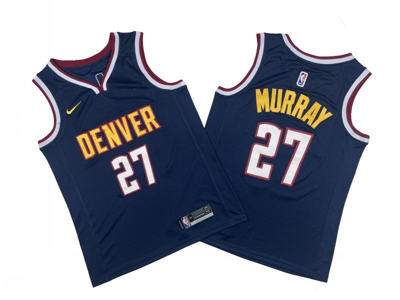 Denver Nuggets #27 Jamal Murray Nuggets 27 # Navy Fan Edition -- Jabbar . Murray Basketball Jersey basketball jersey product view 1