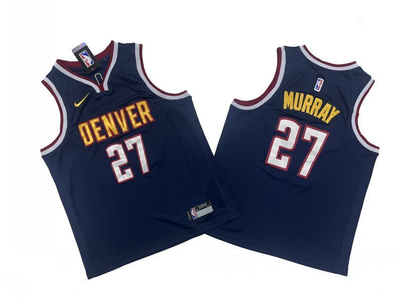 Denver Nuggets #27 Jamal Murray Nuggets 27 # Navy Fan Youth -- Jabbar .. Murray _[1] Basketball Jersey basketball jersey product view 1