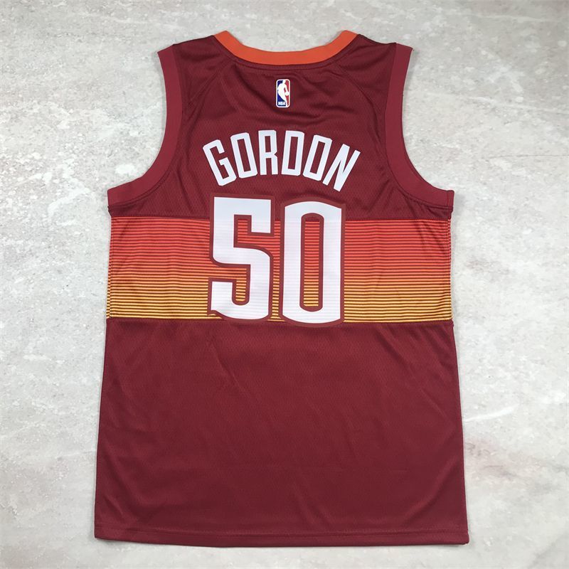 Denver Nuggets #50 Aaron Gordon Hot Press Nuggets 50 Red s-xxl Style 1 Basketball Jersey basketball jersey product view 1