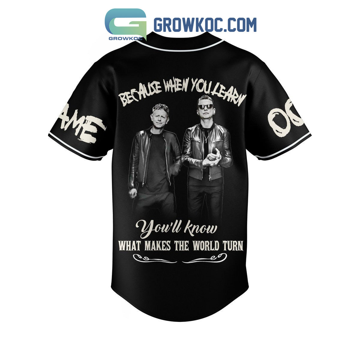Depeche Mode Music For The Musses Exciter 2023 Personalized Baseball Jersey baseball jersey product view 3