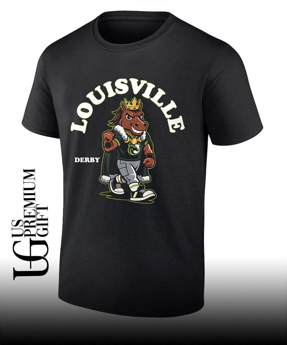 Derby Louisville Kings Football 2026 mascot shirt Unisex T-shirt, Sweatshirt, Hoodie, Long Sleeve Tee - T-Shirt, Sweatshirt, Hoodie