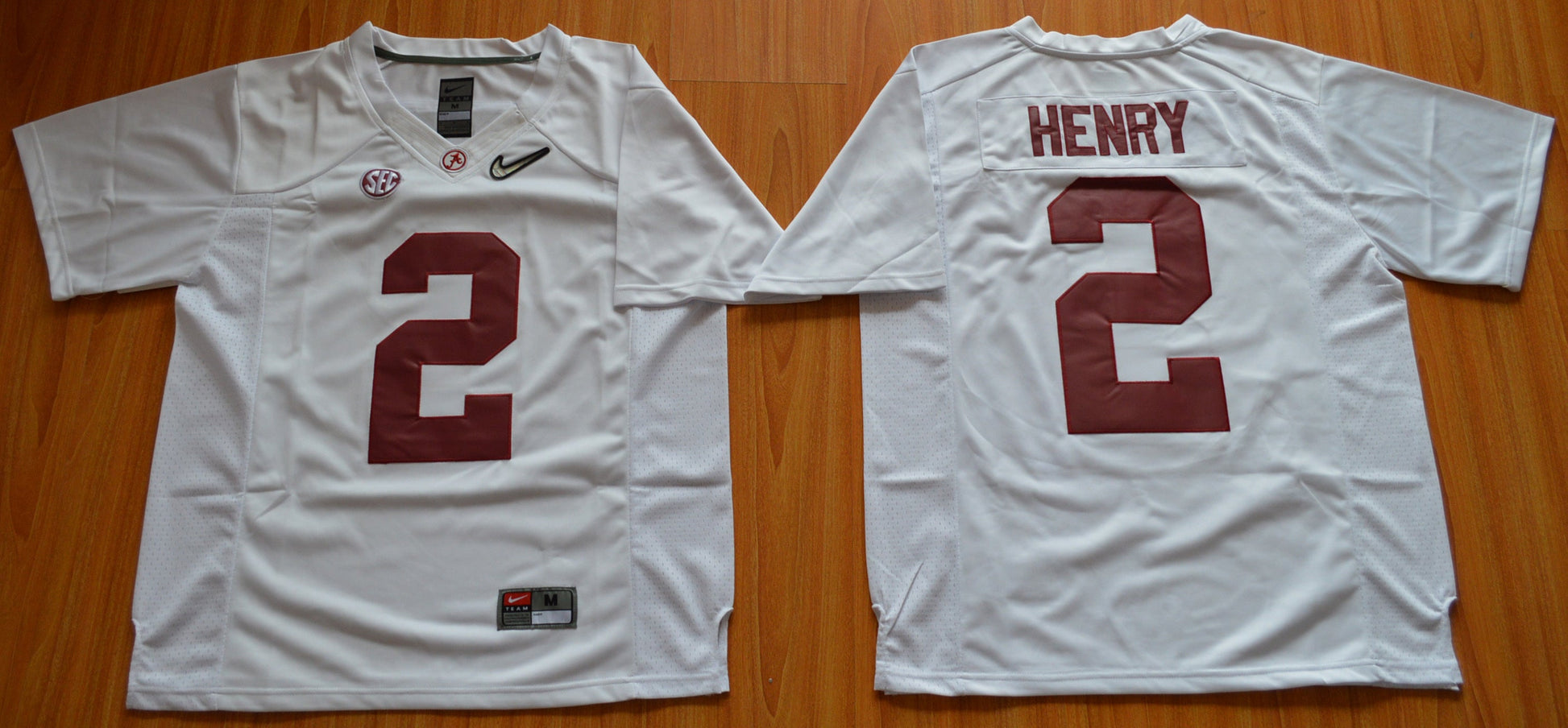 Derrick Henry 2 White Diamond Edition College Football Jersey football jersey product view 1