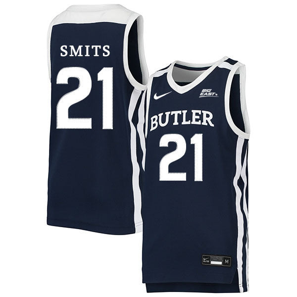 Derrik Smits 21 Navy College Football Jersey football jersey product view 1