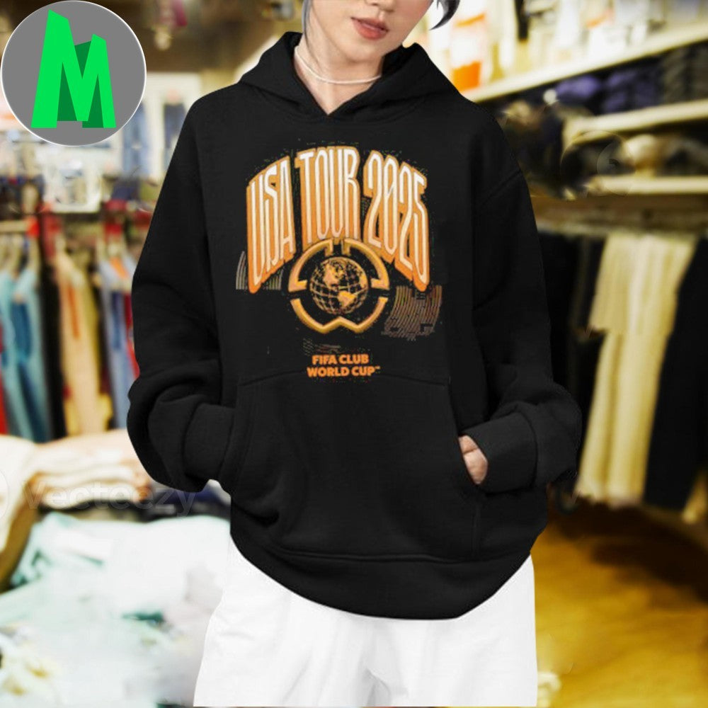 Design FIFA Club World Cup 2025 USA Summer Tour Schedule July 13 New York New Jersey Final Football Soccer Fan Shirt football jersey product view 2