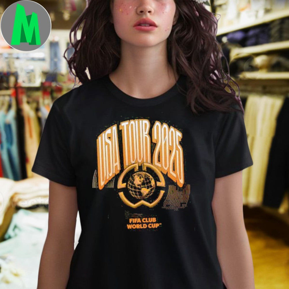 Design FIFA Club World Cup 2025 USA Summer Tour Schedule July 13 New York New Jersey Final Football Soccer Fan Shirt football jersey product view 4
