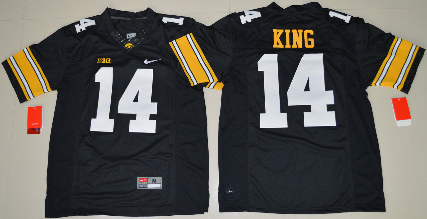 Desmond King 14 Black College Football Jersey football jersey product view 1