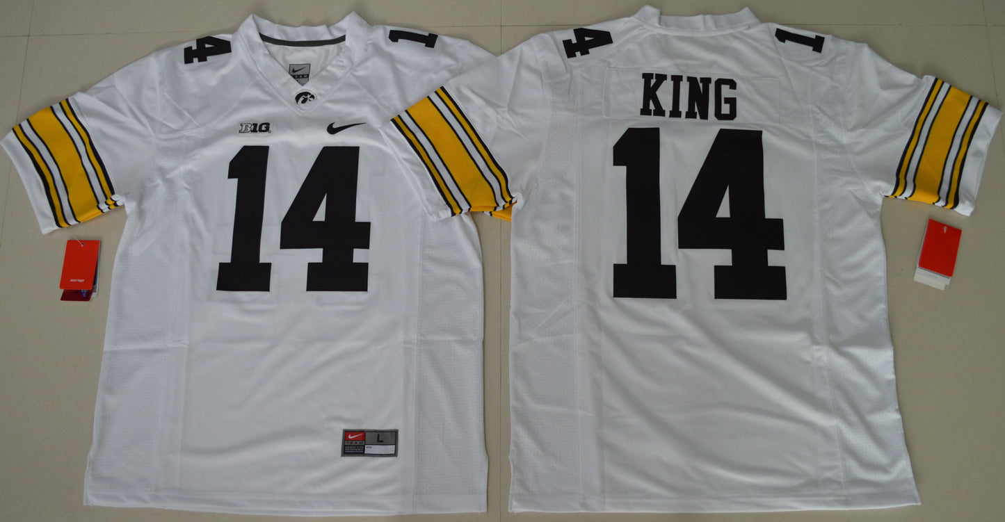 Desmond King 14 White College Football Jersey football jersey product view 1