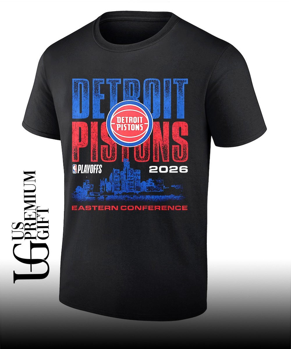 Detroit Pistons NBA Central Division Champions 2026 shirt Unisex T-shirt, Sweatshirt, Hoodie, Long Sleeve Tee - T-Shirt, Sweatshirt, Hoodie