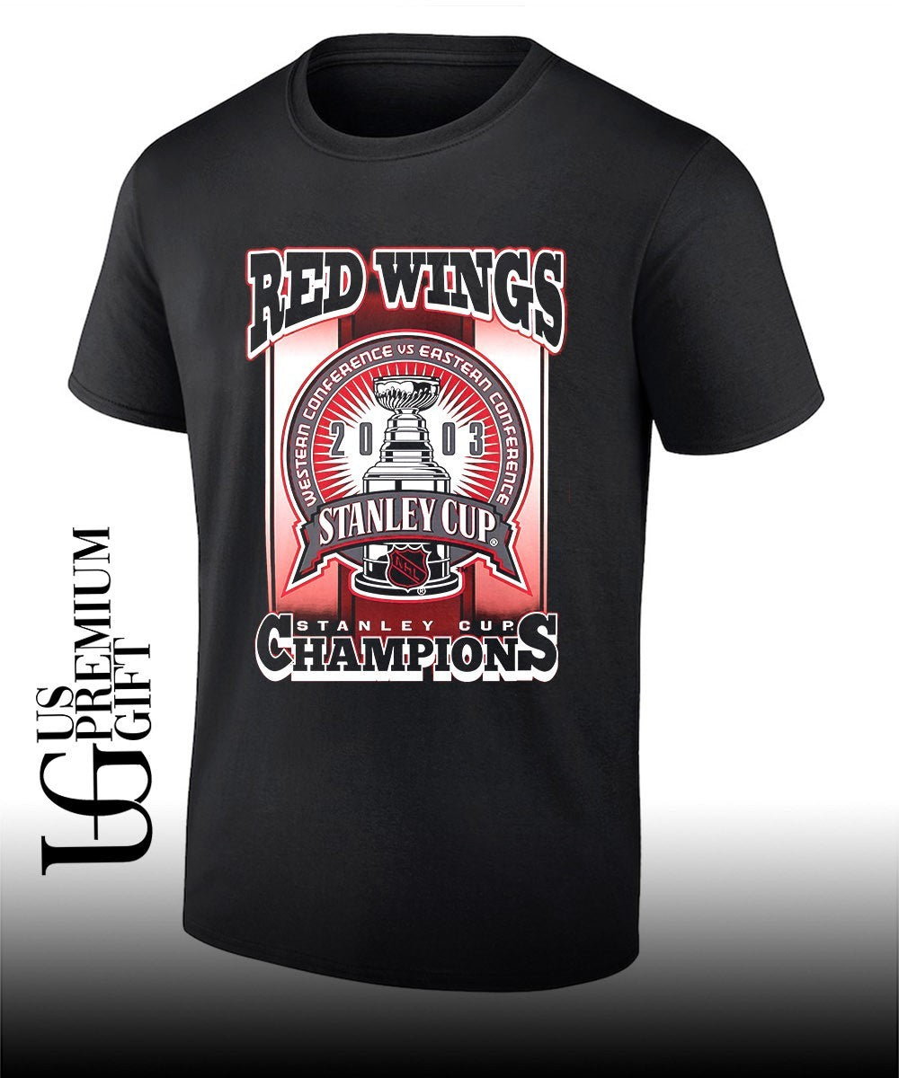 Detroit Red Wings NHL Stanley Cup Champions 2003 trophy graphic shirt Unisex T-shirt, Sweatshirt, Hoodie, Long Sleeve Tee - T-Shirt, Sweatshirt, Hoodie