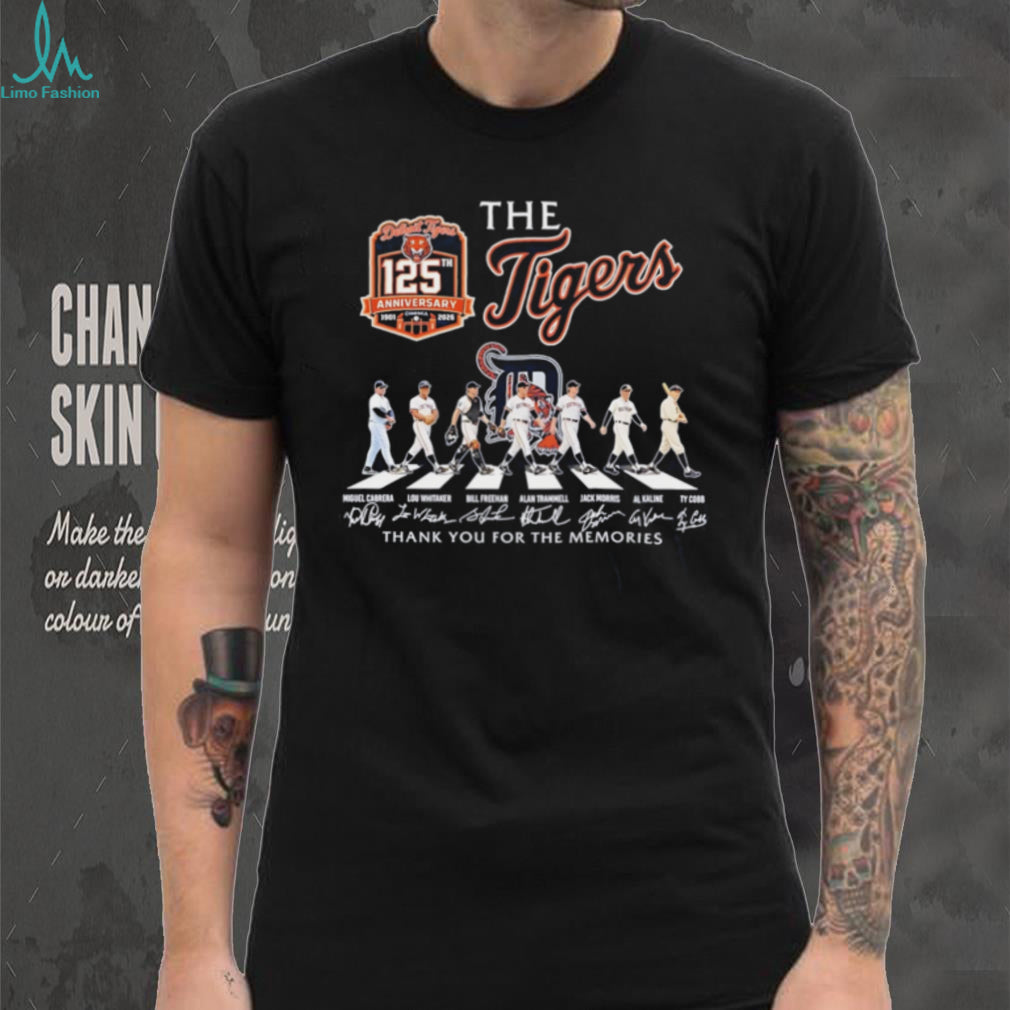 Detroit Tigers 125th Anniversary 1901 2026 Legends - Adult & Kids T-Shirts, Sweatshirts & Hoodies apparel design preview 2