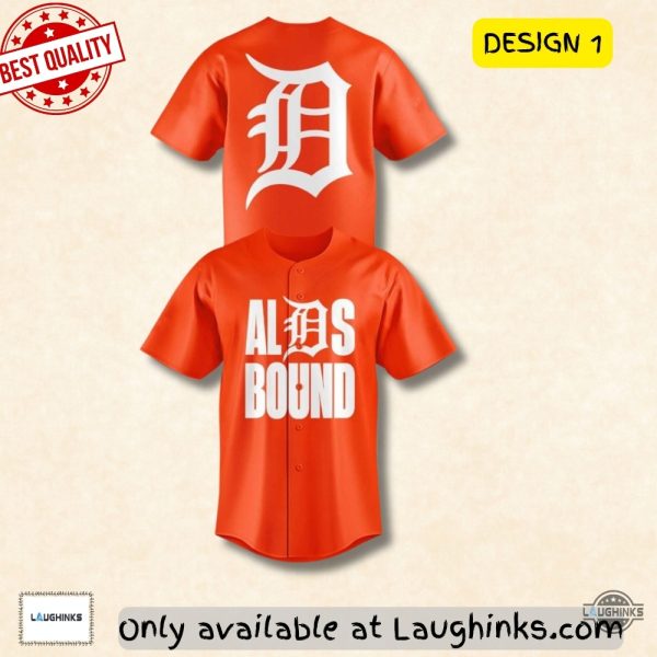 Detroit Tigers Alds Bound 2025 Baseball Jersey baseball jersey product view 1