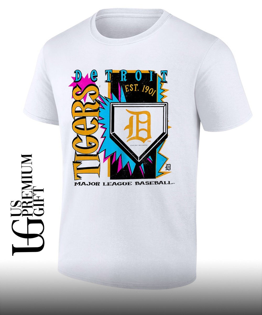 Detroit Tigers Major League baseball since 1901 Cooperstown Neon shirt Unisex T-shirt, Sweatshirt, Hoodie, Long Sleeve Tee - T-Shirt, Sweatshirt, Hoodie
