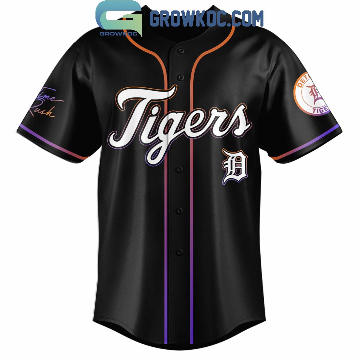 Detroit Tigers x Big Time Rush Tour 2025 Baseball Jersey baseball jersey product view 2