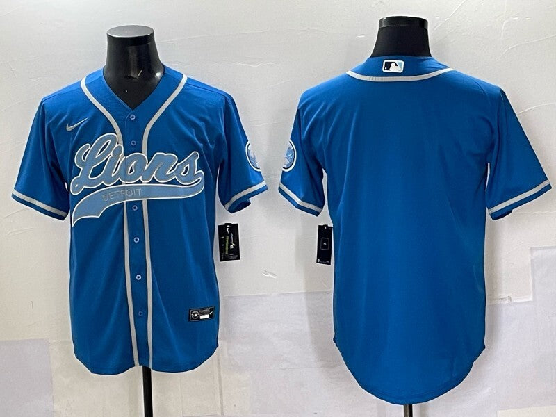 Detroit Lions Collaboration Style 2 Football Jersey football jersey product view 1
