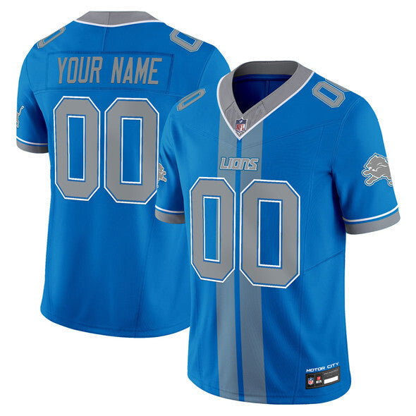 Detroit Lions Customized Blue 2025 F.U.S.E. 'Motor City Racing Edition' Vapor Limited Football Jersey football jersey product view 1