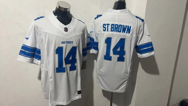 Detroit Lions #14 Amon-Ra St. Brown Style 4 Football Jersey football jersey product view 1