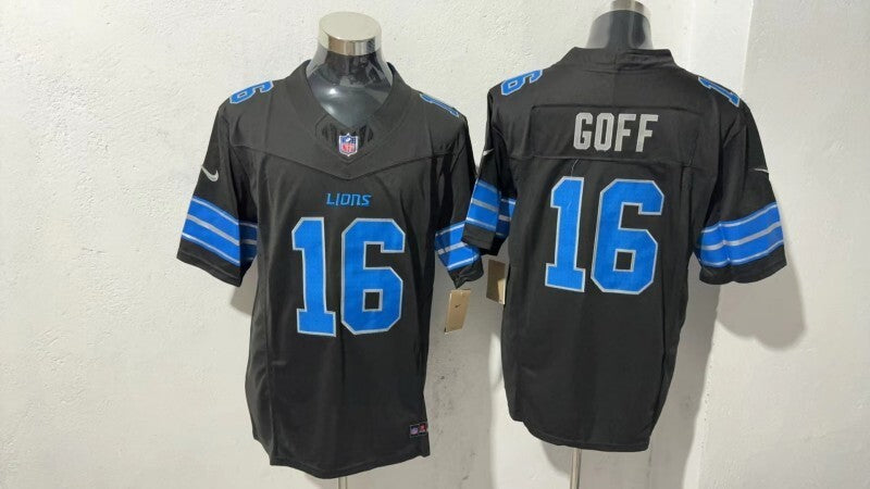 Detroit Lions #16 Jared Goff Style 2 Football Jersey football jersey product view 1
