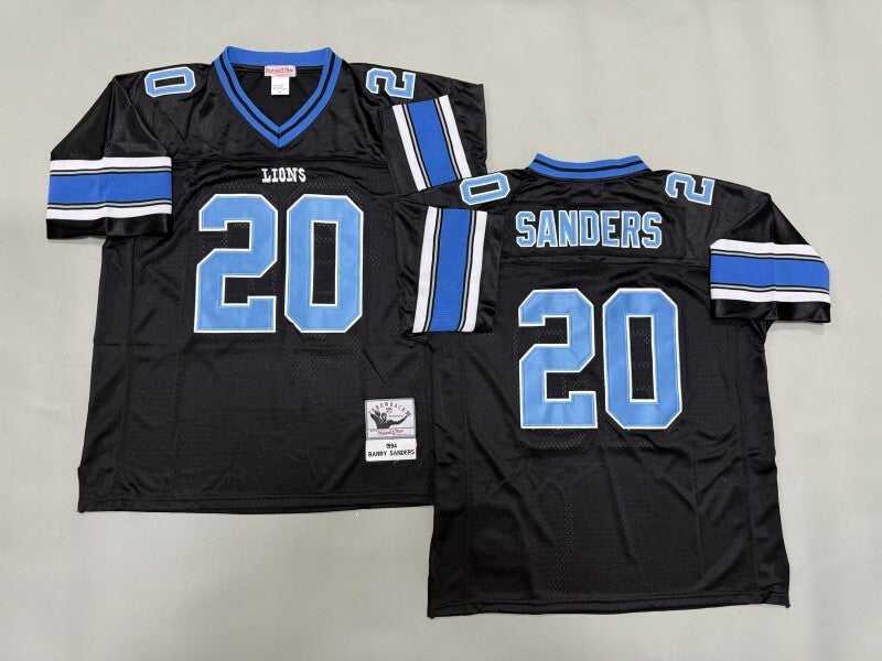 Detroit Lions #20 Barry Sanders Detroit Lions Team Style 1 Football Jersey football jersey product view 1