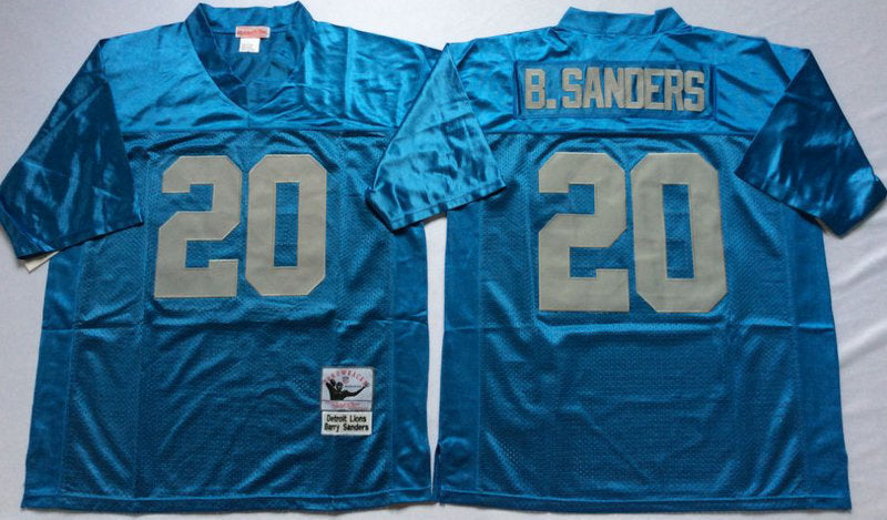 Detroit Lions #20 Barry Sanders Throwback Style 2 Football Jersey football jersey product view 1