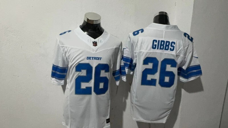 Detroit Lions #26 Jahmyr Gibbs Style 3 Football Jersey football jersey product view 1
