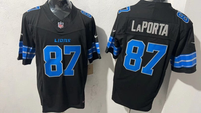 Detroit Lions #87 Sam Laporta Style 2 Football Jersey football jersey product view 1