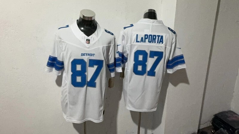Detroit Lions #87 Sam Laporta Style 3 Football Jersey football jersey product view 1