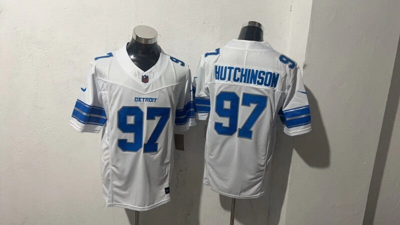 Detroit Lions #97 Aidan Hutchinson Style 4 Football Jersey football jersey product view 1