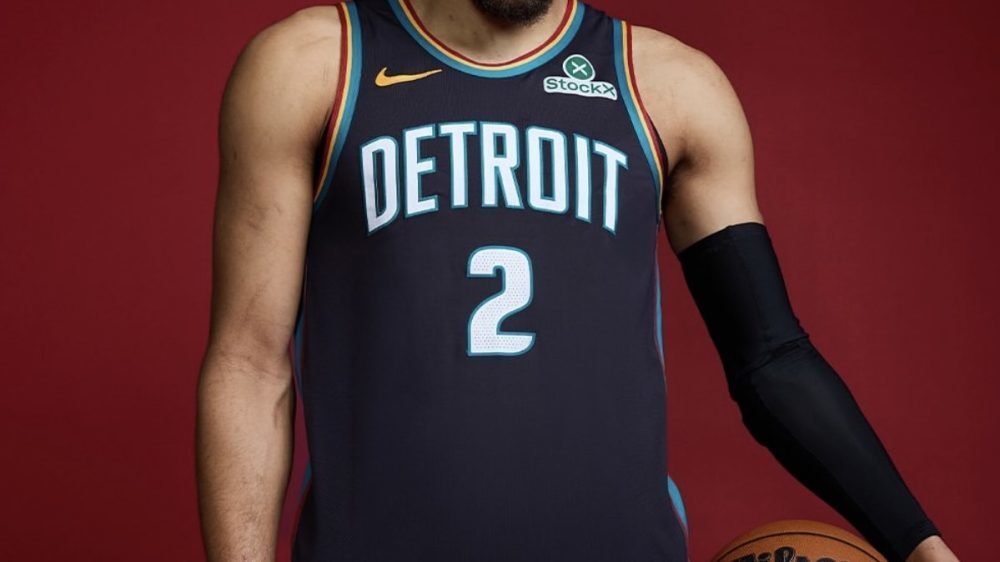 Detroit Pistons 2025-26 City Edition Basketball Jersey basketball jersey product view 1